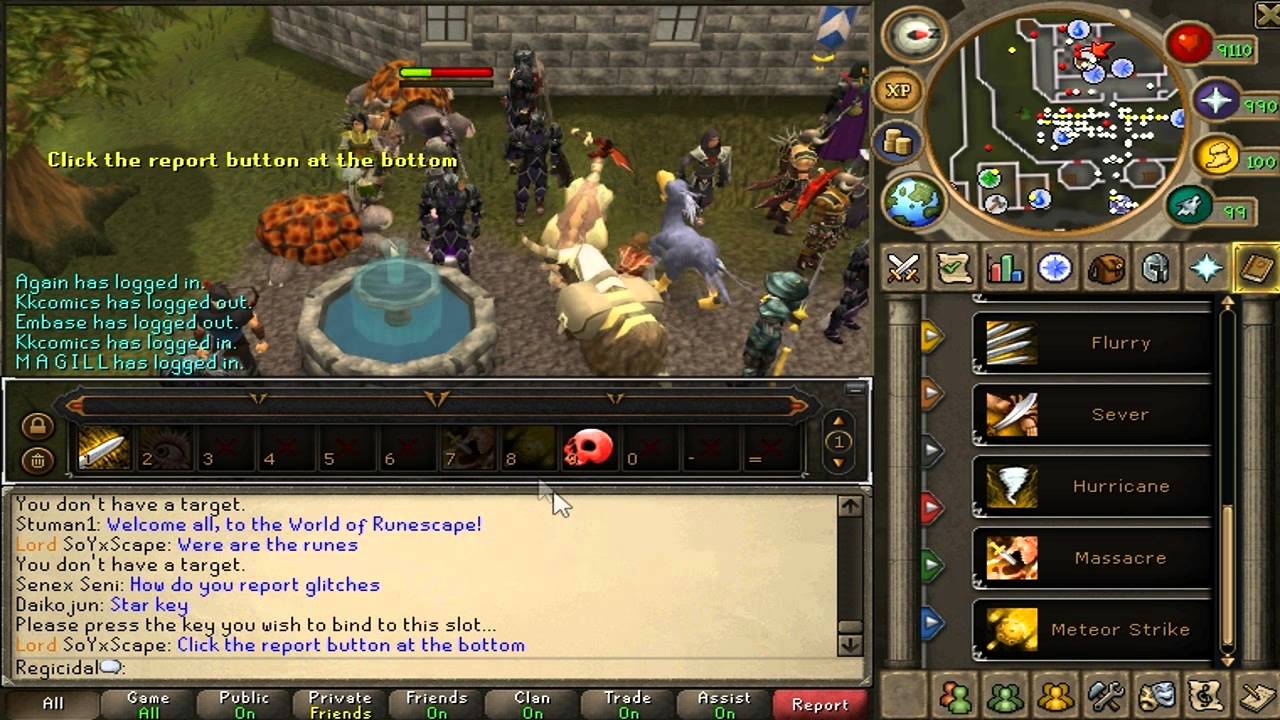Commentary - RuneScape Combat Beta
