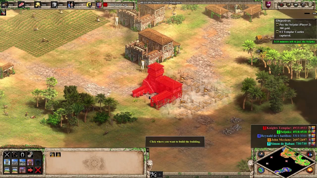 Age of Empires II  The Mountain Royals Campaigns Thoros - Caught in the Crossfire PART1