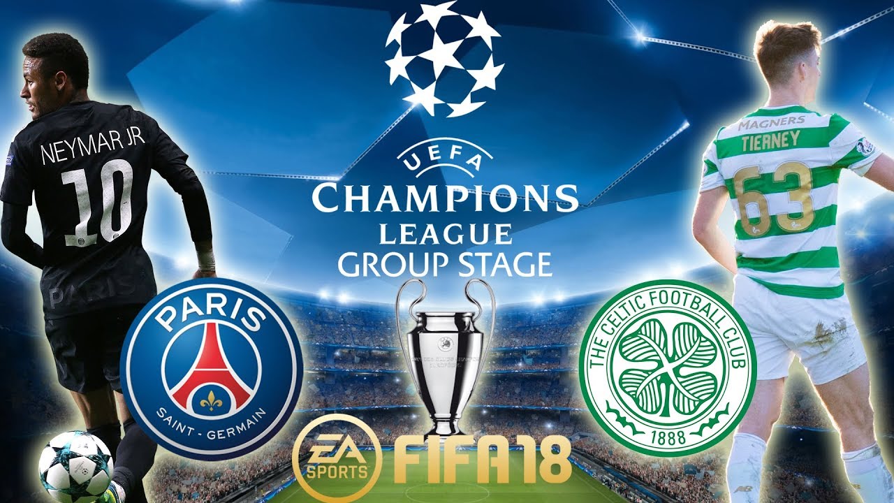 FIFA 18 PSG vs Celtic | Champions League Group Stage 2017/18 | PS4 Full Match
