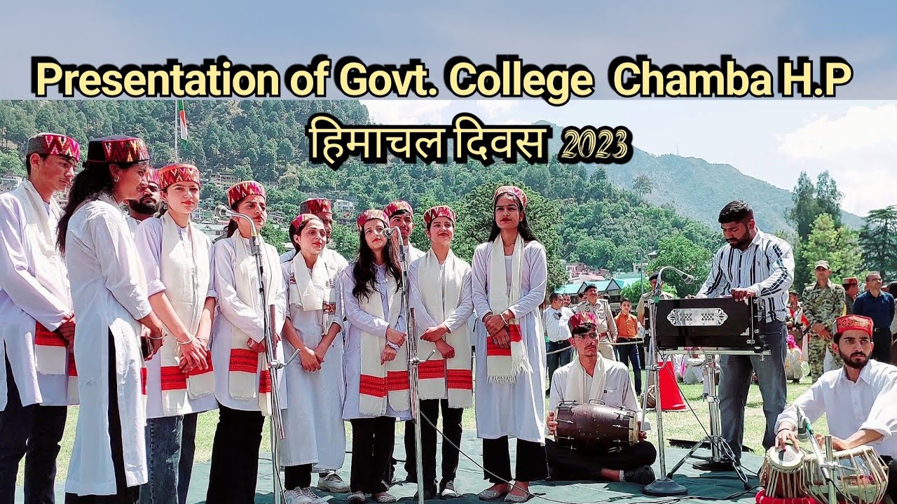 PYARA MERA HIMACHAL HAI || LIVE || STUDENTS OF GOVT. COLLEGE CHAMBA || GULSHAN PAL || HIMACHAL DIWAS