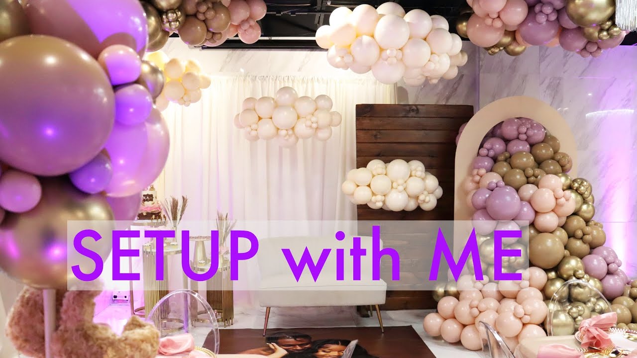 Setup With ME | Balloon Garland Tutorial | Custom Colors | Tutorial | DIY