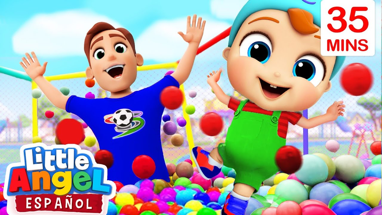 Jugamos En El Parque Infantil 😁| Canciones Para Ni&ntilde;os| Little Angel Espa&ntilde;ol