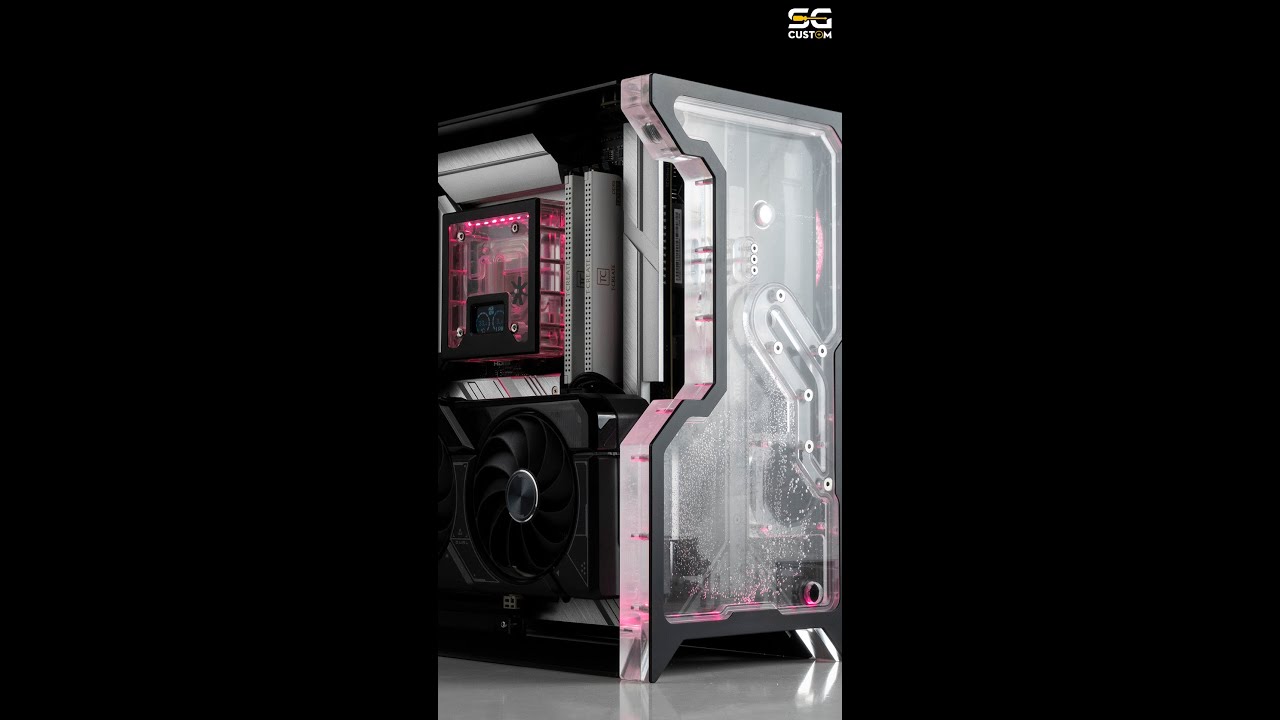 XTIA Xproto-ATX with Stealth Tubing Waterblock