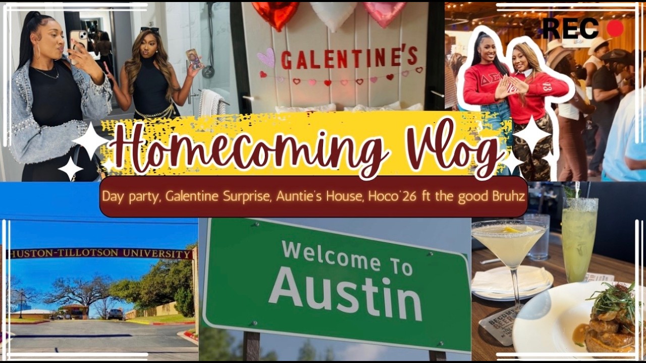 AUSTIN,TX VLOG| FROM THE ROAD TO THE YARD AT HUSTON-TILLOTSON UNIVERSITY