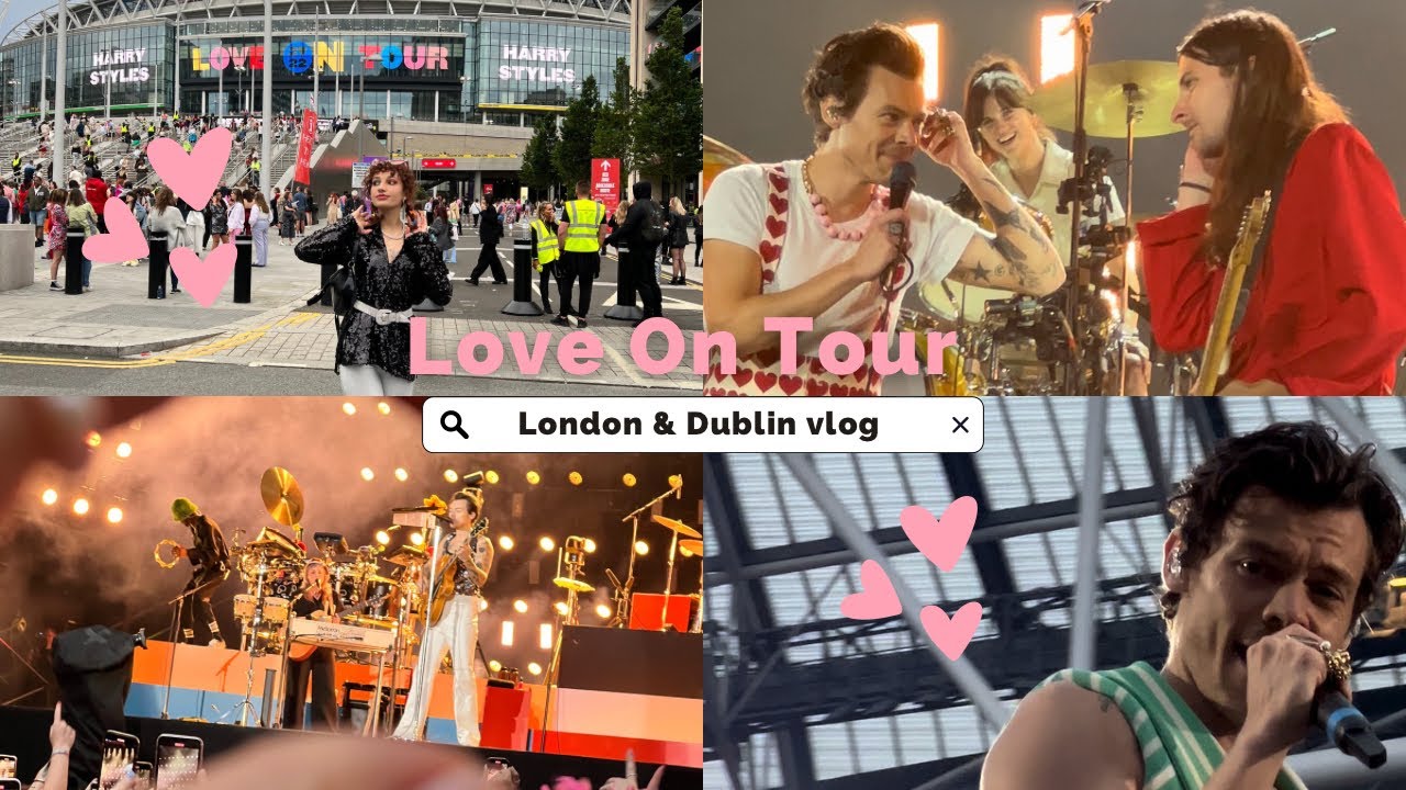 love on tour diaries - wembley & dublin vlog
