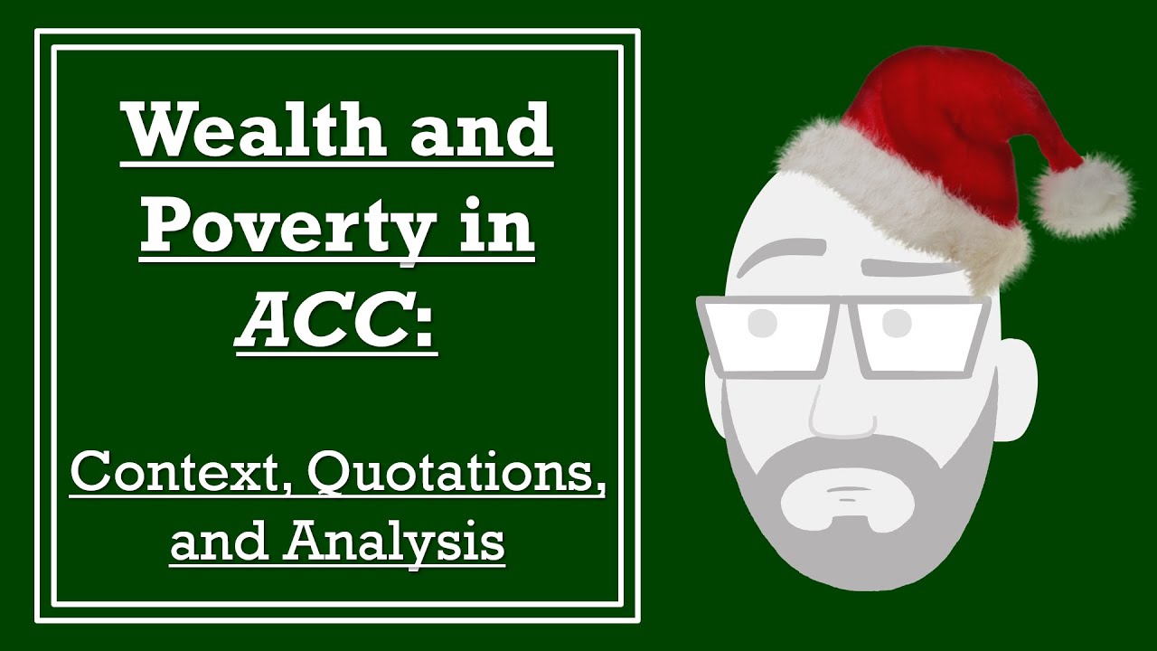 Wealth and Poverty in 'A Christmas Carol': Context, Quotations, and Analysis