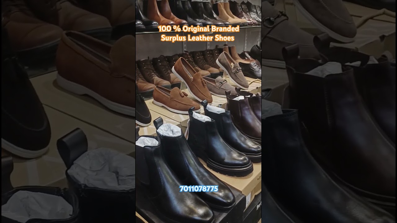 100 % Original Branded Surplus Leather Shoes