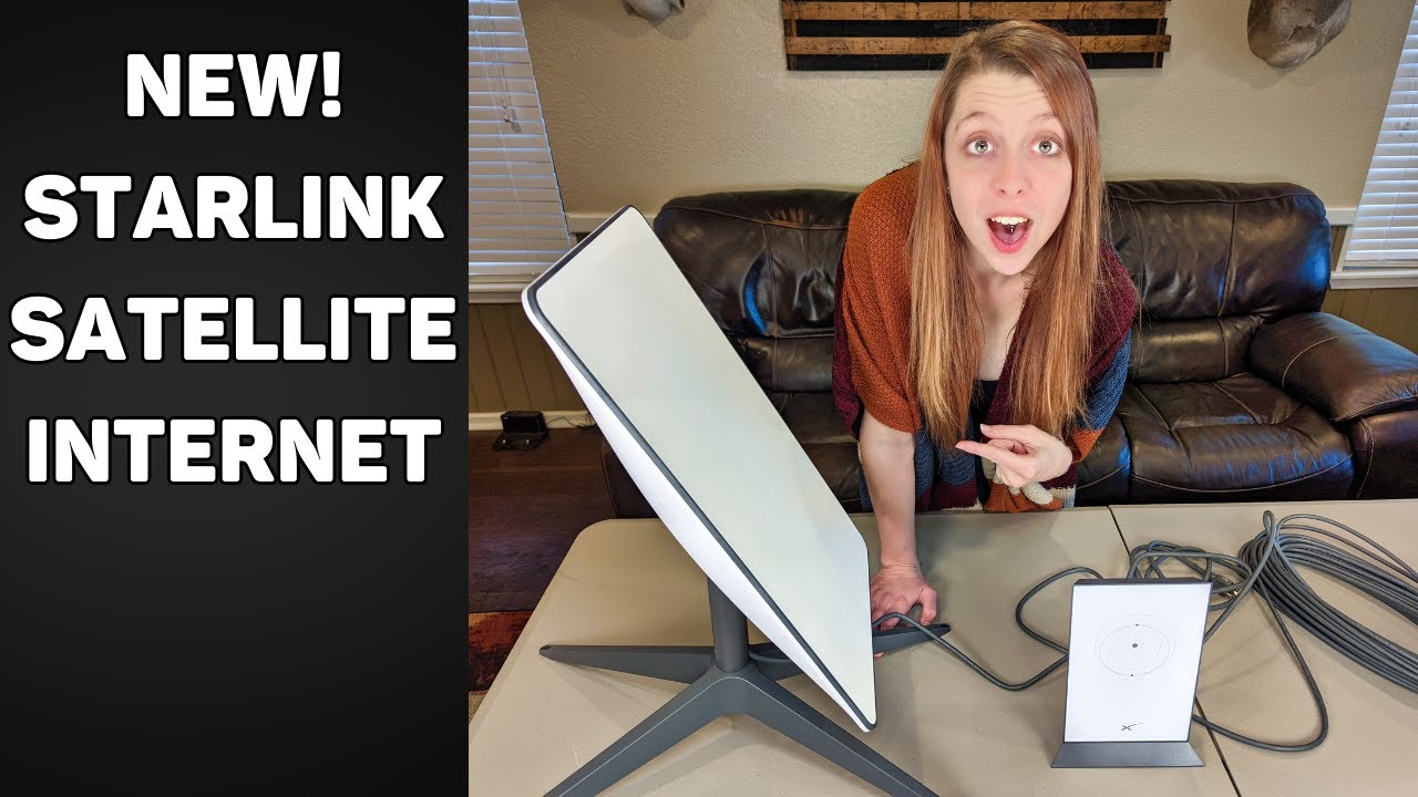 GAME CHANGER! NEWEST Starlink Satellite Internet.  Here's How To Set It Up.
