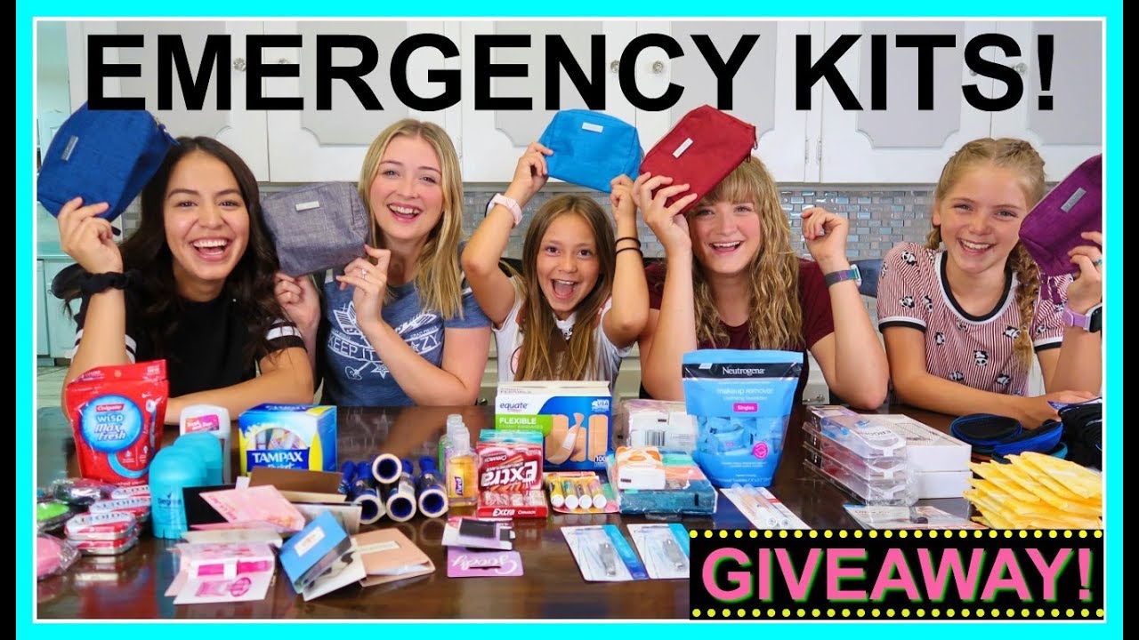EMERGENCY KITS FOR TEEN GIRLS 2019-2020!  |  BACK TO SCHOOL!  |  PERIOD KIT!