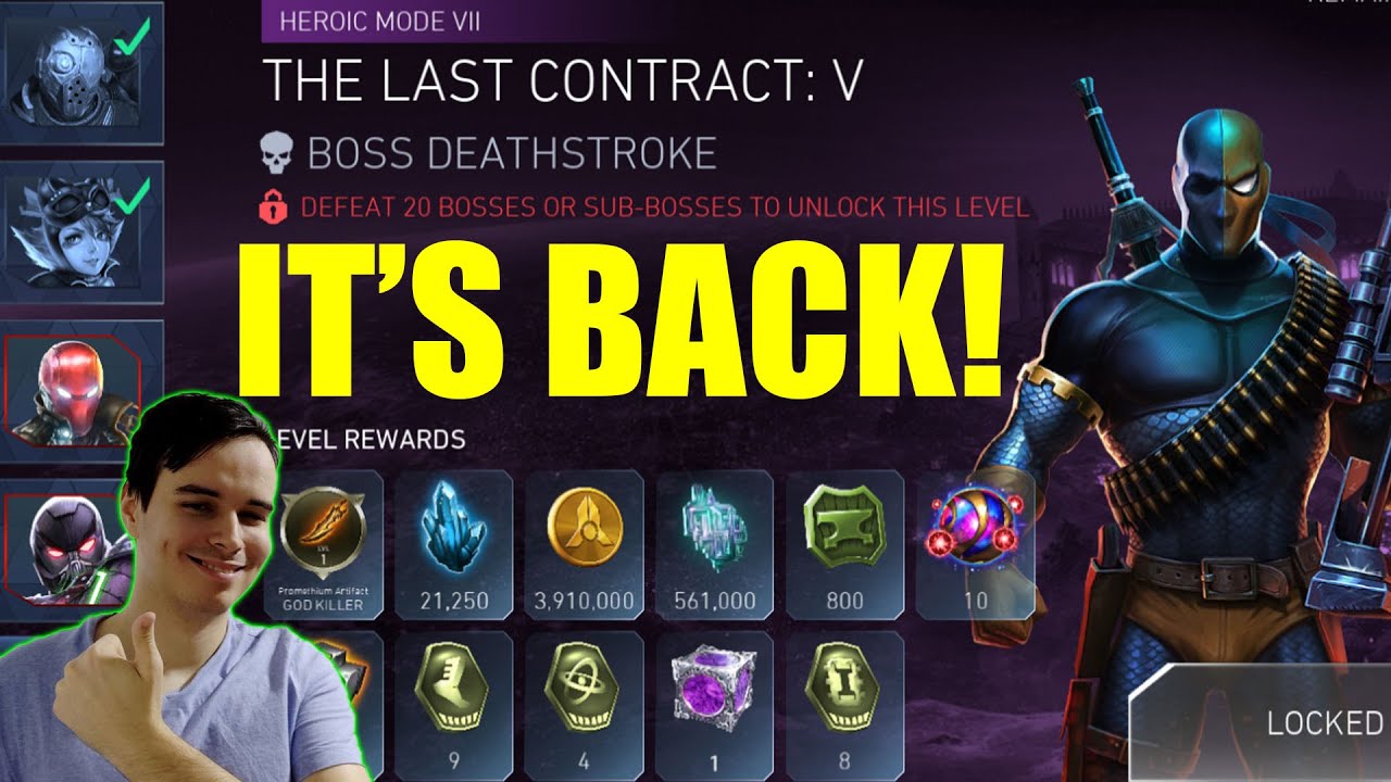 The Last Contract Solo Raids Are Back! Injustice 2 Mobile