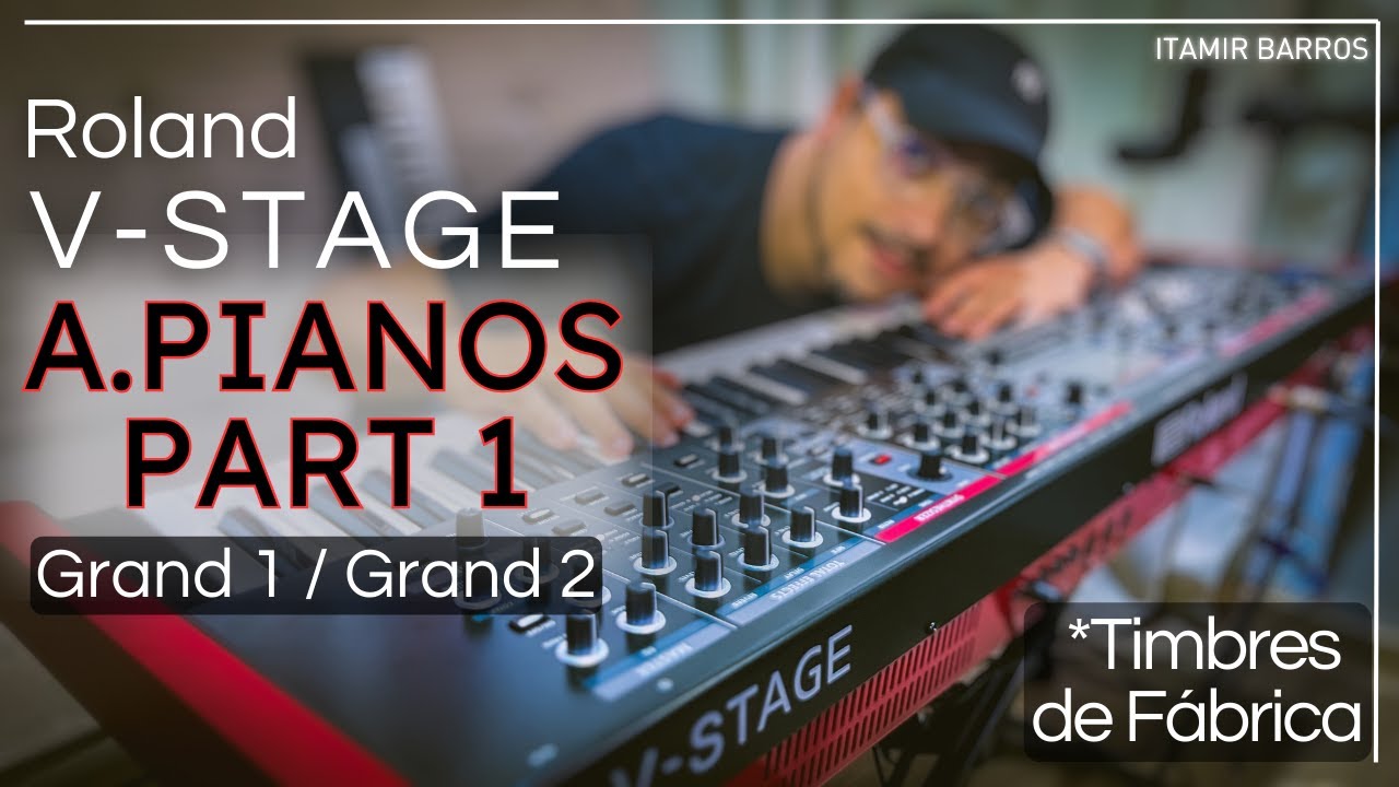Roland V-STAGE - Factory Sounds | Piano Presets pt1 | NO TALKING