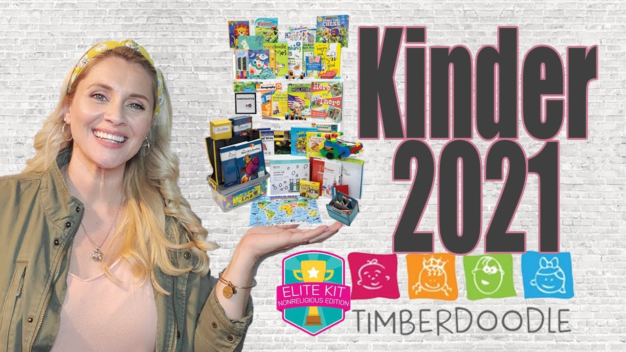 KINDERGARTEN 2021 | Timberdoodle Non-Religious Curriculum Kit | 2021-2022 Homeschool Year | Secular