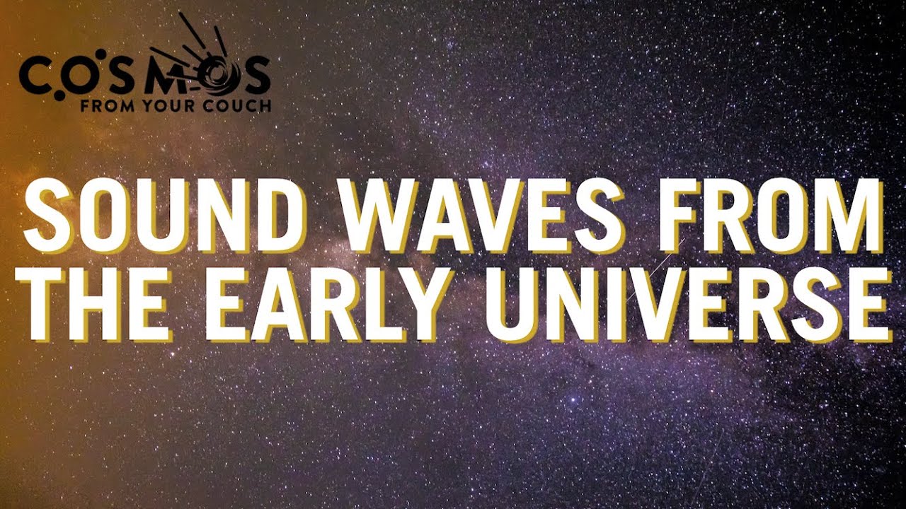 Sound Waves from the Early Universe