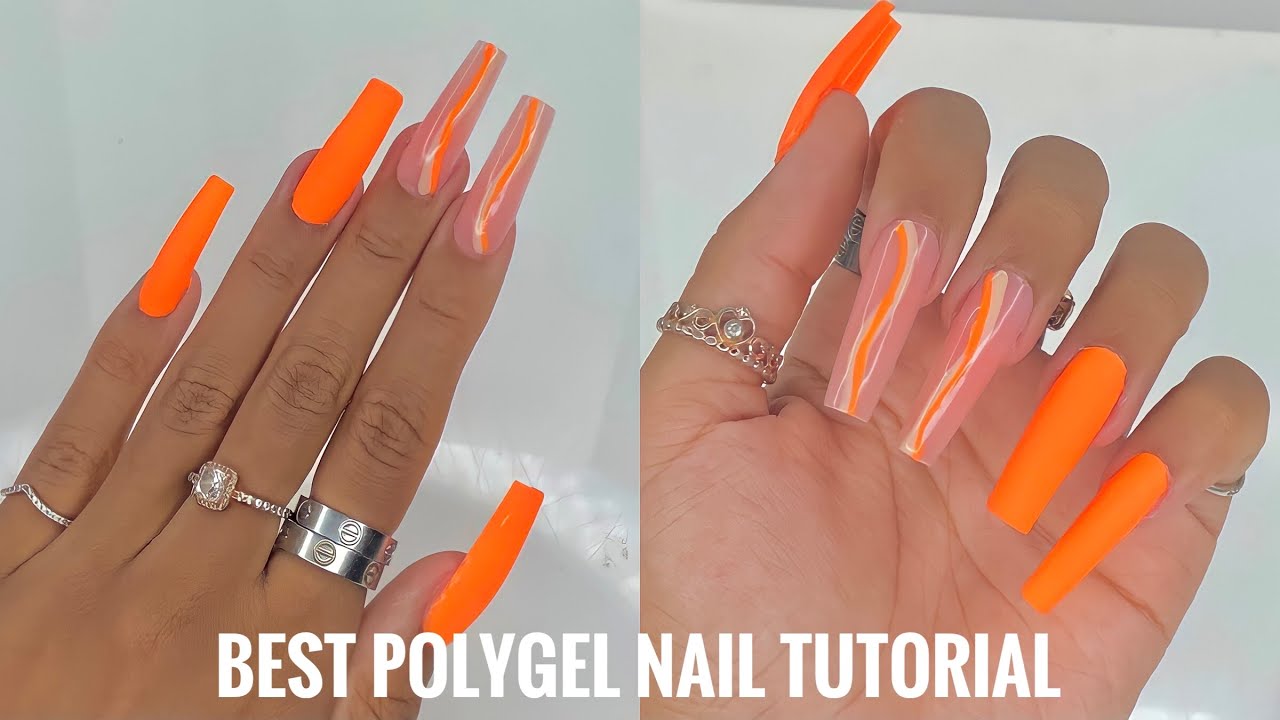 BEST POLYGEL NAIL TUTORIAL | NAIL TUTORIALS FOR BEGINNERS |#UPDATES #POLYGEL