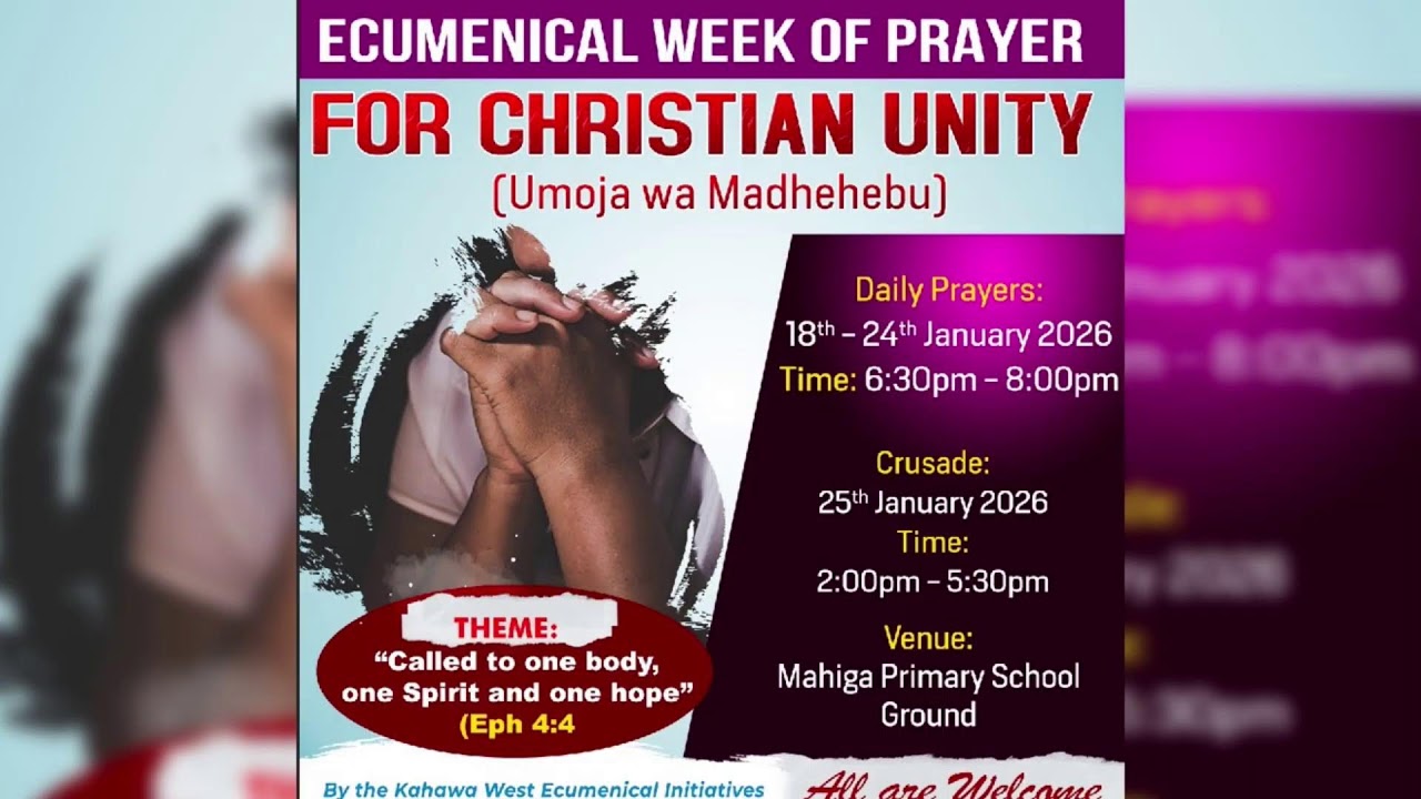 Ecumenical Prayers 2026 | Theme: Called to one body, one spirit, and one hope