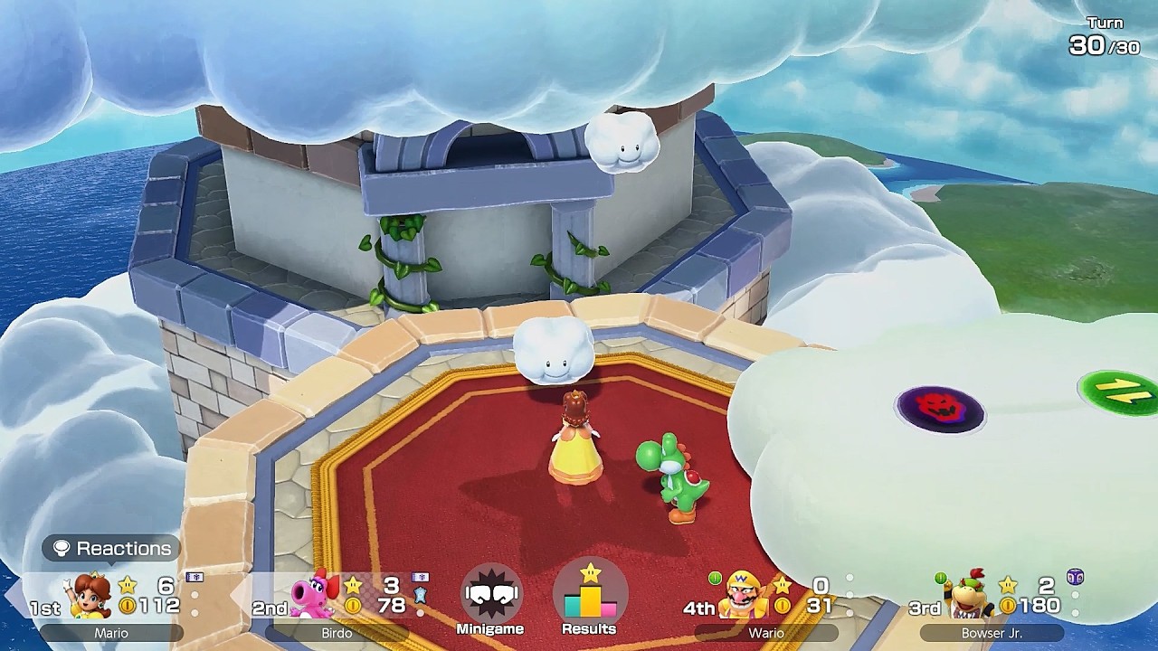 Super Mario Party Jamboree #342 Mario's Rainbow Castle Daisy vs Wario vs Birdo vs Bowser Jr