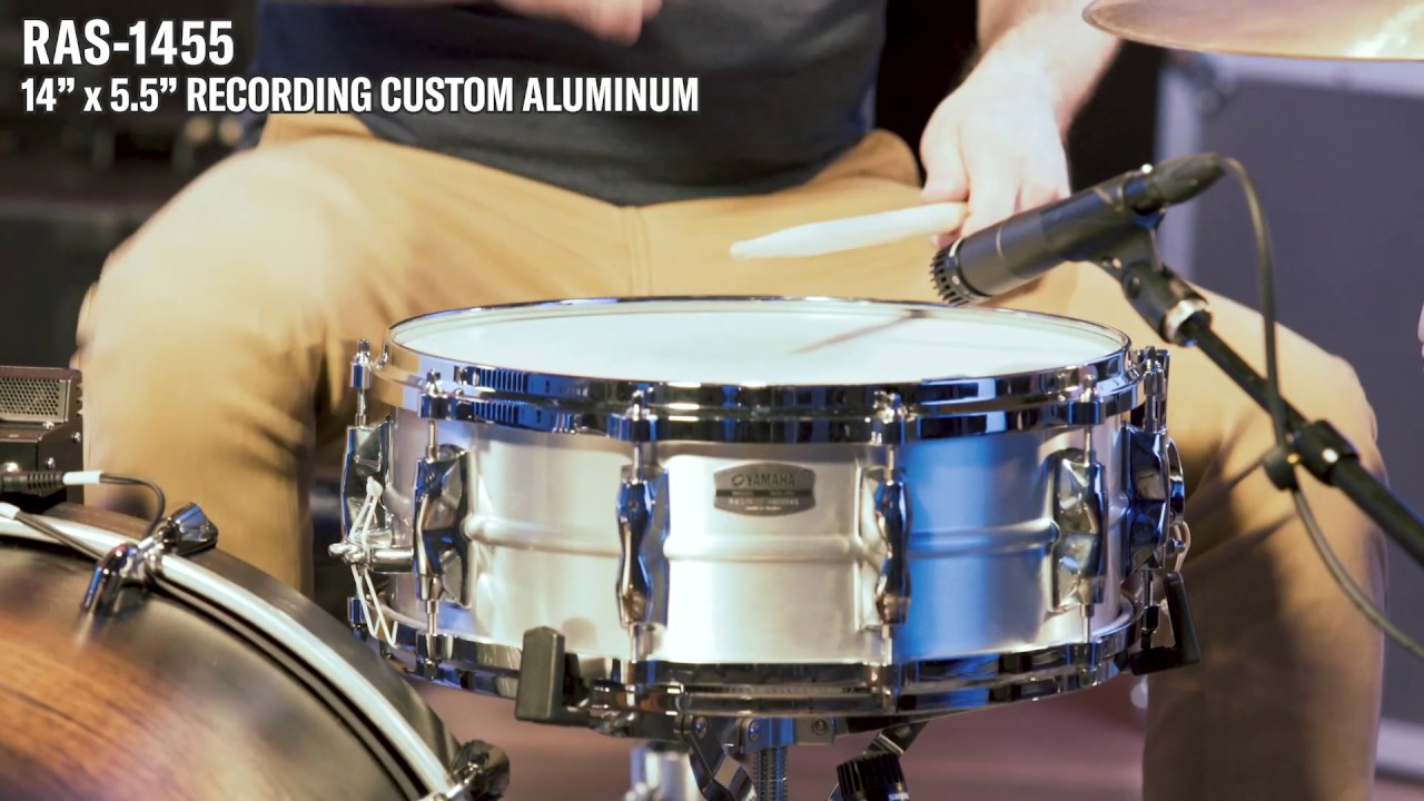 Yamaha Maple 14&rdquo; x 5.5&rdquo; Vs. Aluminum 14&rdquo; x 5.5&rdquo; Snare Drum Comparison
