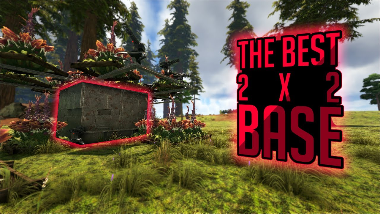 The Best 2x2 PvP Base Design In ARK: Survival Evolved