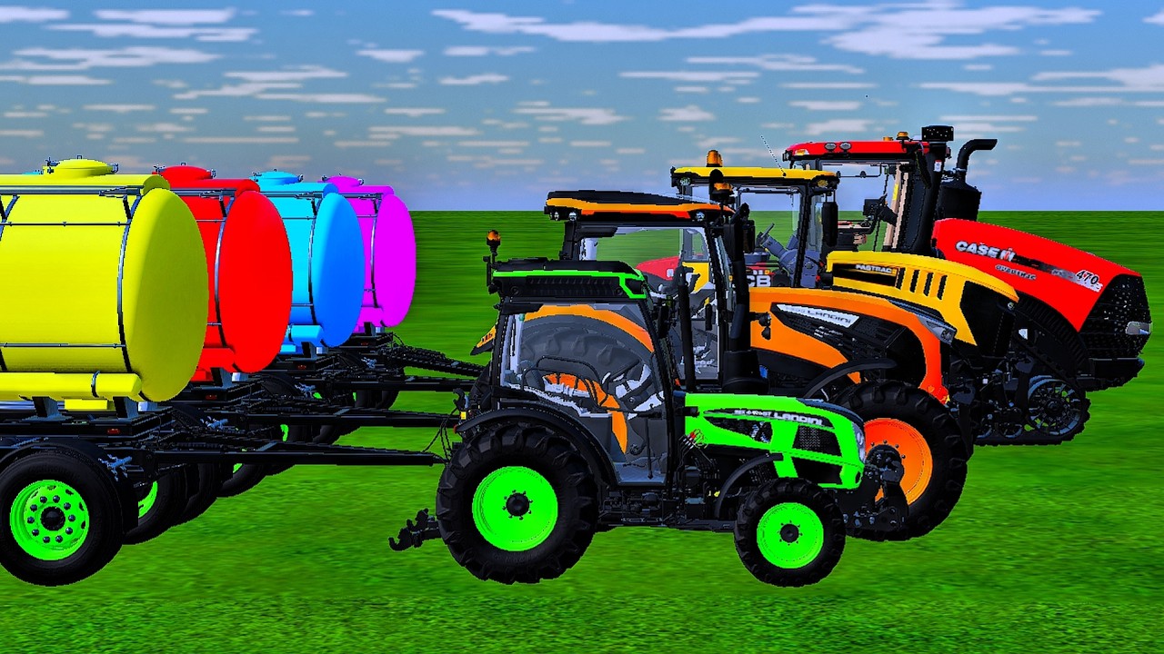 Work With Colors Rainbow Vehicle Transporting With Tanker Trailer In Fs22 | Farming Simulator 22 #3