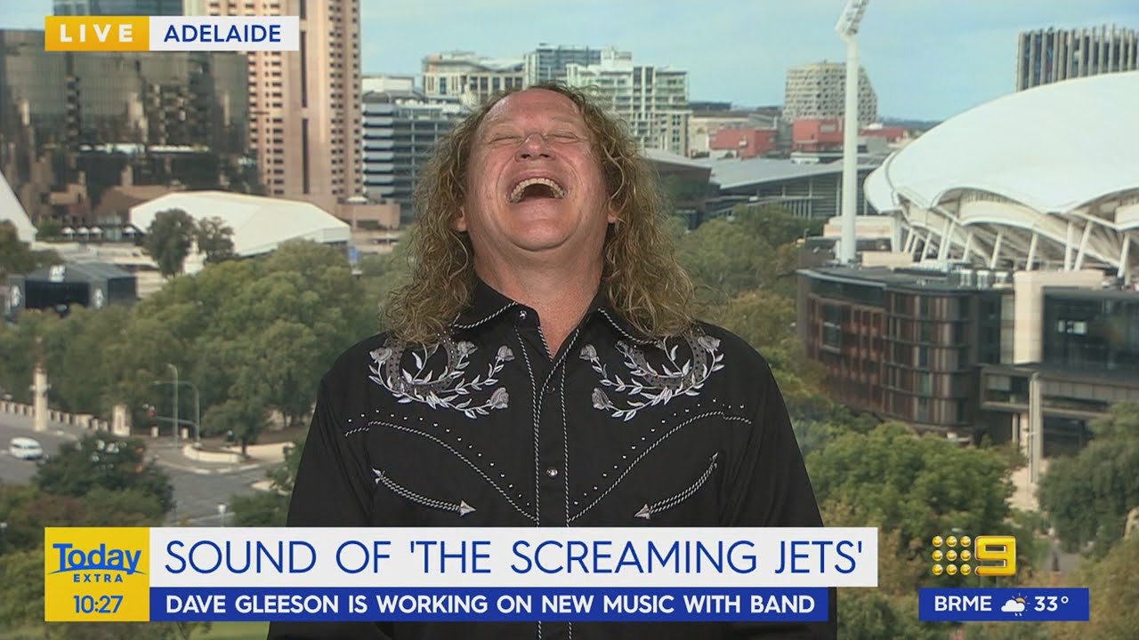 Dave Gleeson [The Screaming Jets] | Interview on Today Extra - (02.03.2023)