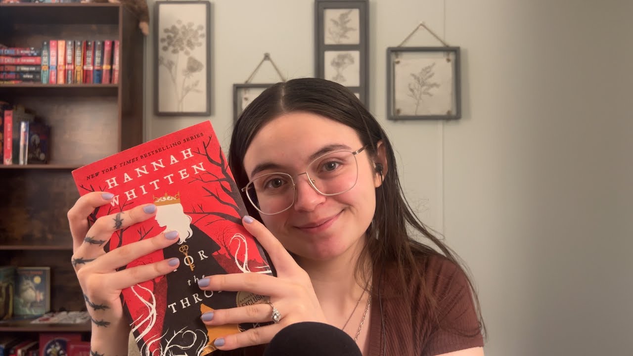ASMR Giving My Book Haul A Massage