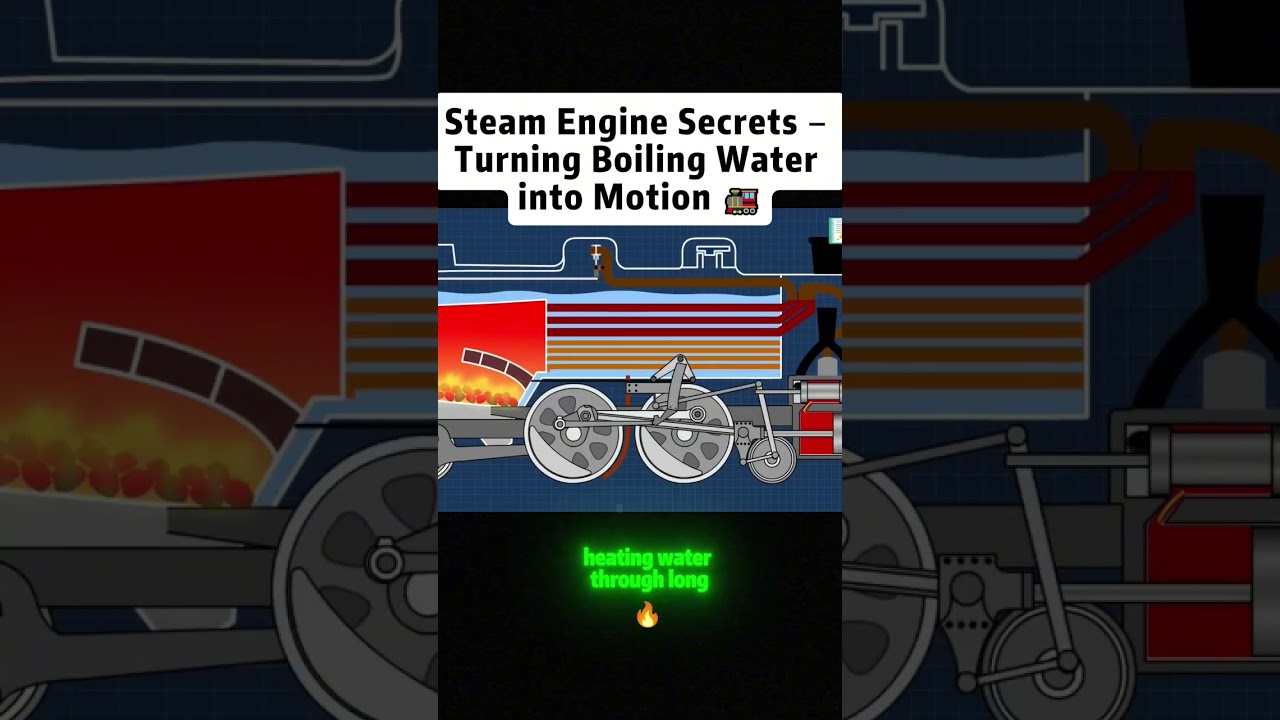 Steam Engine Secrets-turning Boiling Water into Motion #science #knowledge #youtube