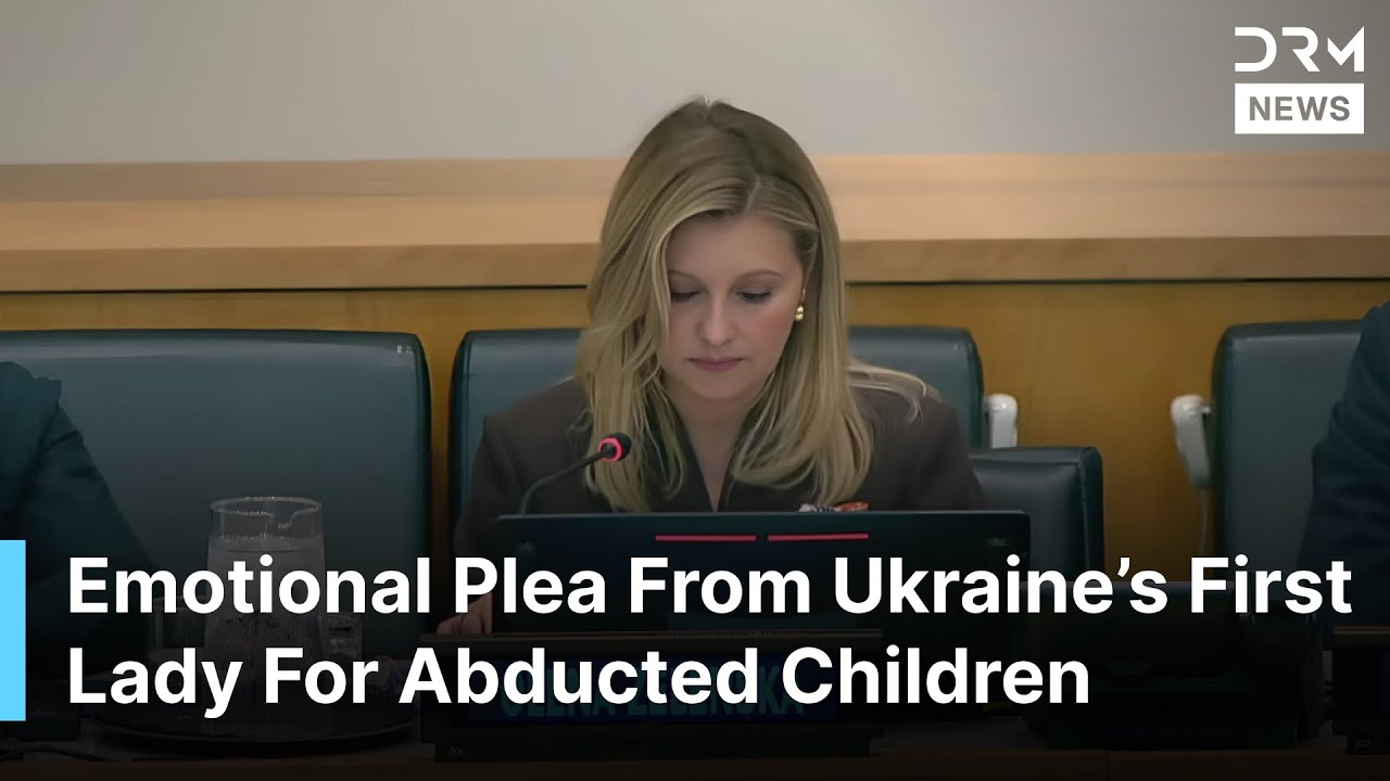 Первая леди Украины Елена Зеленская разоблачает преступления России против детей | DRM News | AC1N
