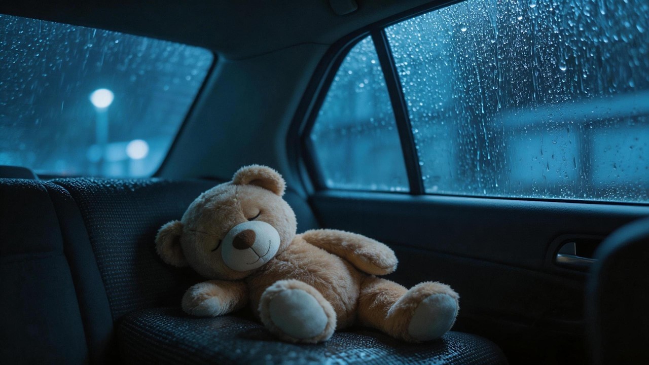 Intense Heavy Rainstorm on Car Roof | Sleep, Relaxation and Deep Night Calm Rain Ambience