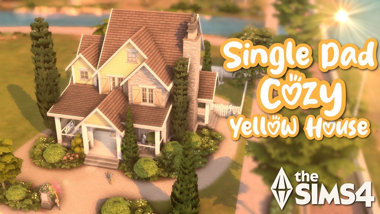 Single Dad ||  Kikoi SAVE FILE || The Sims 4  Speed Build - NO CC