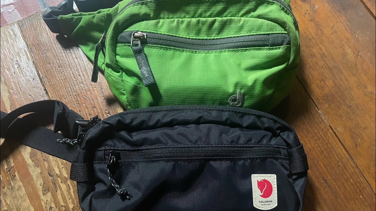 Co noszę ze sobą na codzień. Wymiana 6 letniej nerki Deuter Mini na Fjallraven High Coast Hip Pack.