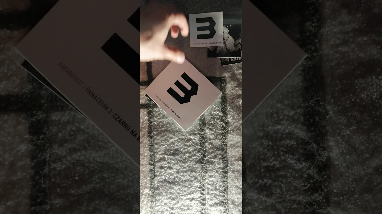 Preorder płyty Kafar Dix 37 Panaceum 3 Czarno na białym ! Unboxing!