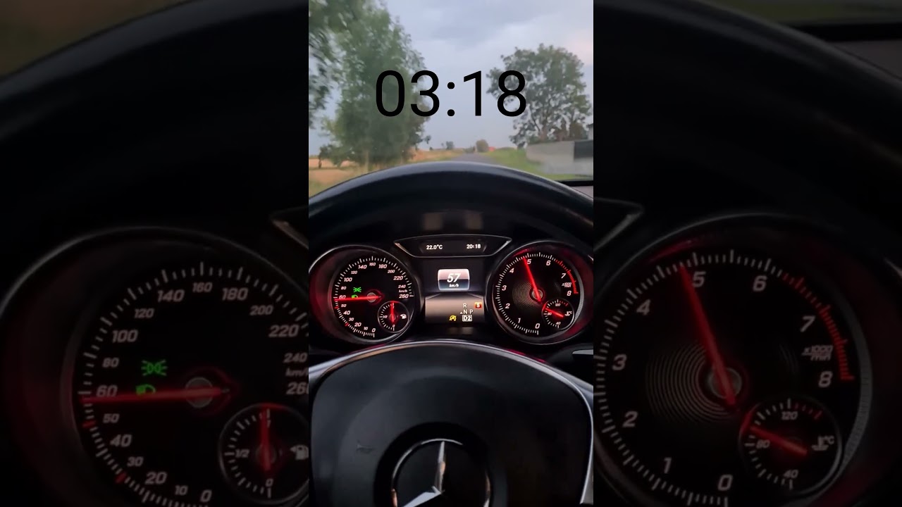 Mercedes CLA 200 1.6 Stage 1: 172hp 0-100 Launch
