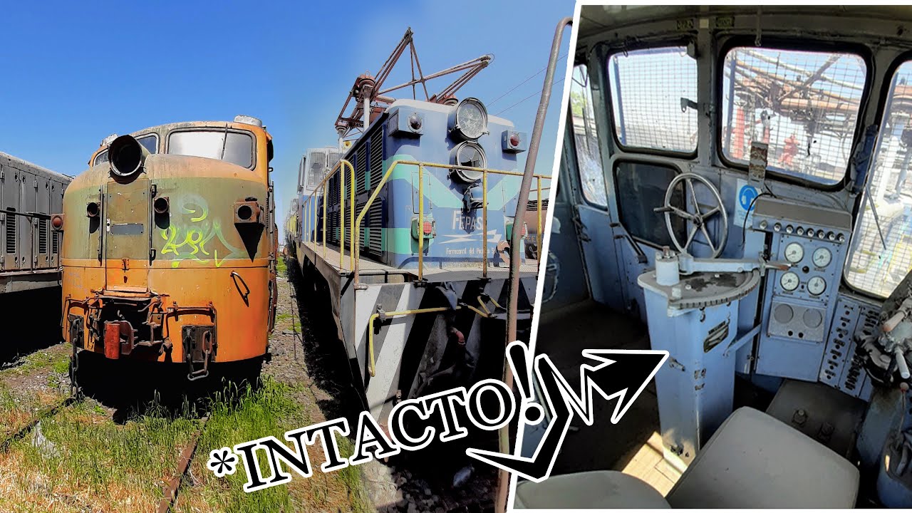 CEMENTERIO DE TRENES (Algunos intactos) |4K| Urbex chile - GoPro Hero 7 Black
