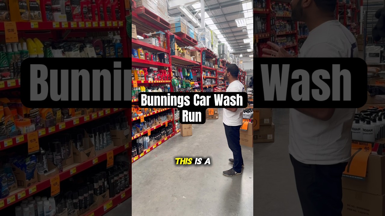 Can You Wash your car with Bunnings stuff?