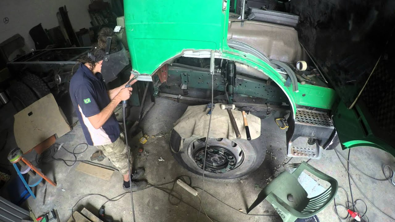 Mercedes 1017 AF !A reconversão da Mula parte2/3!