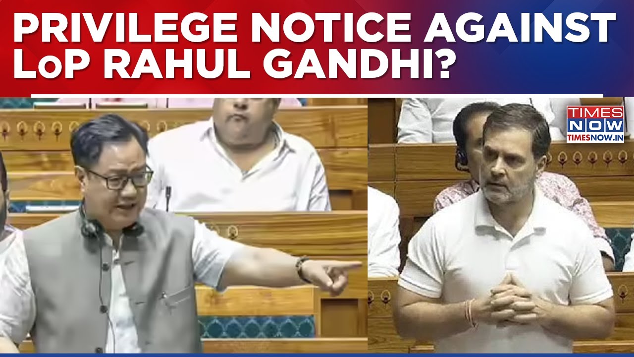 Govt To Move Privilege Notice Against Rahul Gandhi Over Alleged Misleading Remarks Against PM Modi