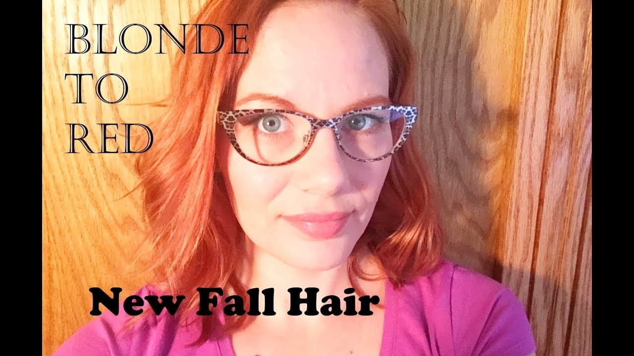 New Fall Hair - Blonde to Red