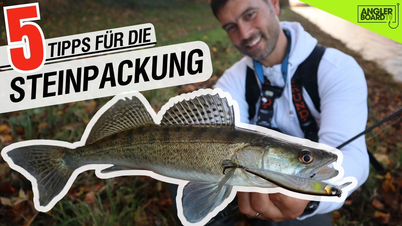 ZANDER vom Ufer angeln mit Enrico di Ventura