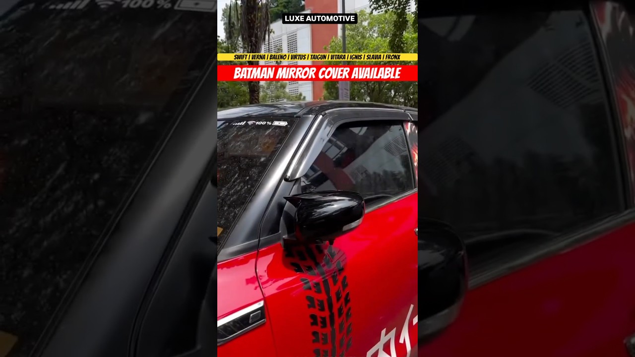 BATMAN MIRROR CAPS | MIRROR COVER | #swiftaccessories #caraccessories #carparts #carmodifications
