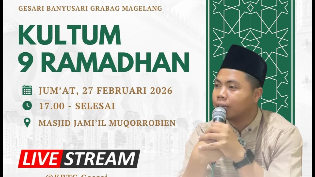 KAJIAN PUASA 9 Ramadhan 1447H