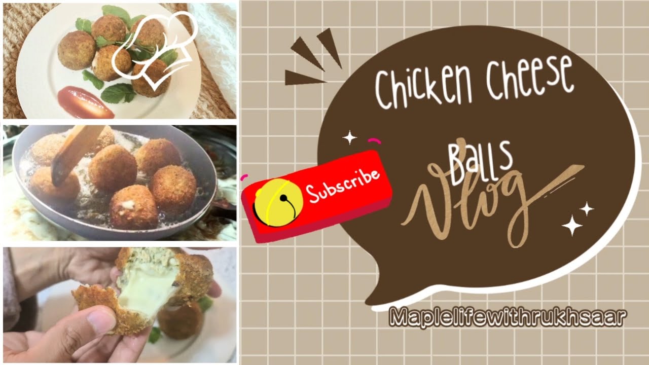 Ramadan Iftar | Make and Freeze | Cheesy Chicken Balls (Super Crispy!)
