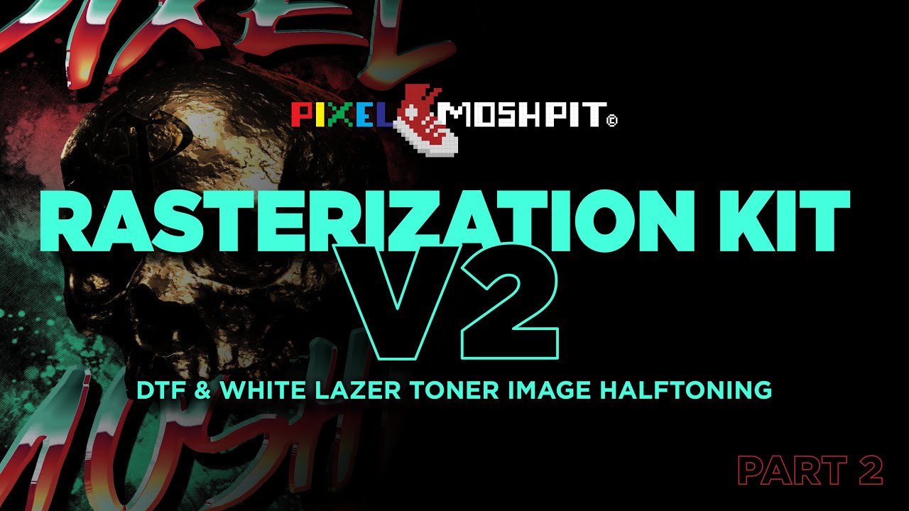 DTF Rasterization Kit Tutorial - 2 Knockout Black