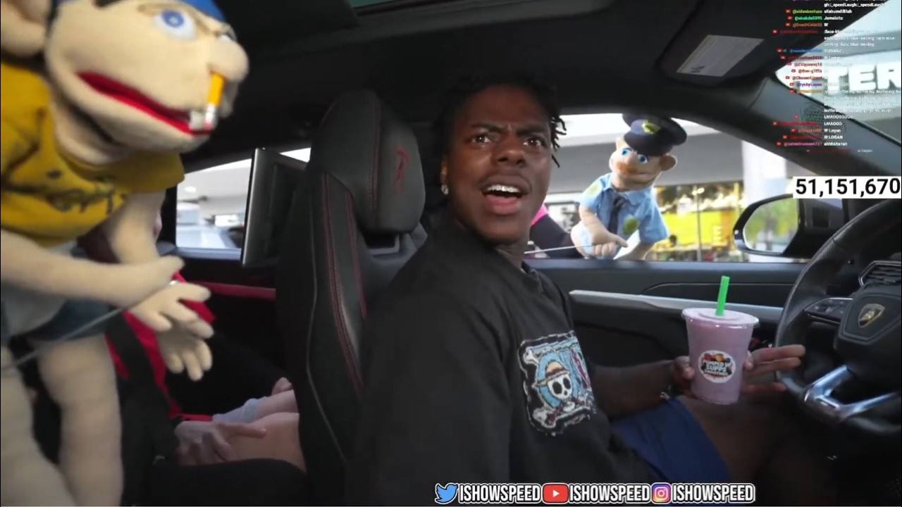 iShowSpeed Gets Pulled Over By Brooklyn Guy 😂🚔