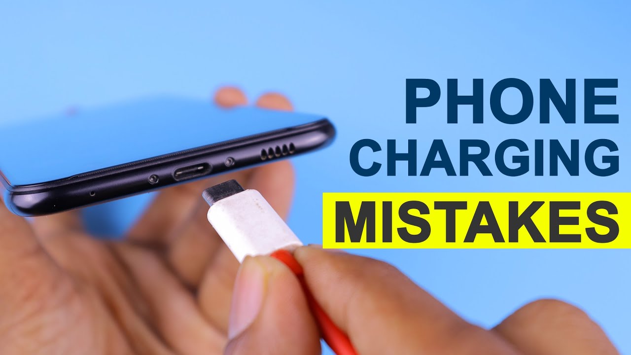 Phone charging mistakes you should stop making