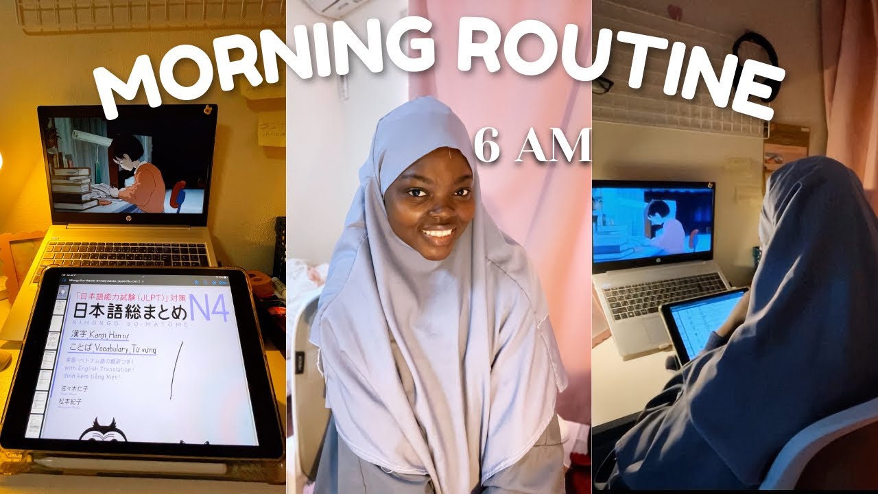 Je me remotive à apprendre le japonais | Ma morning routine