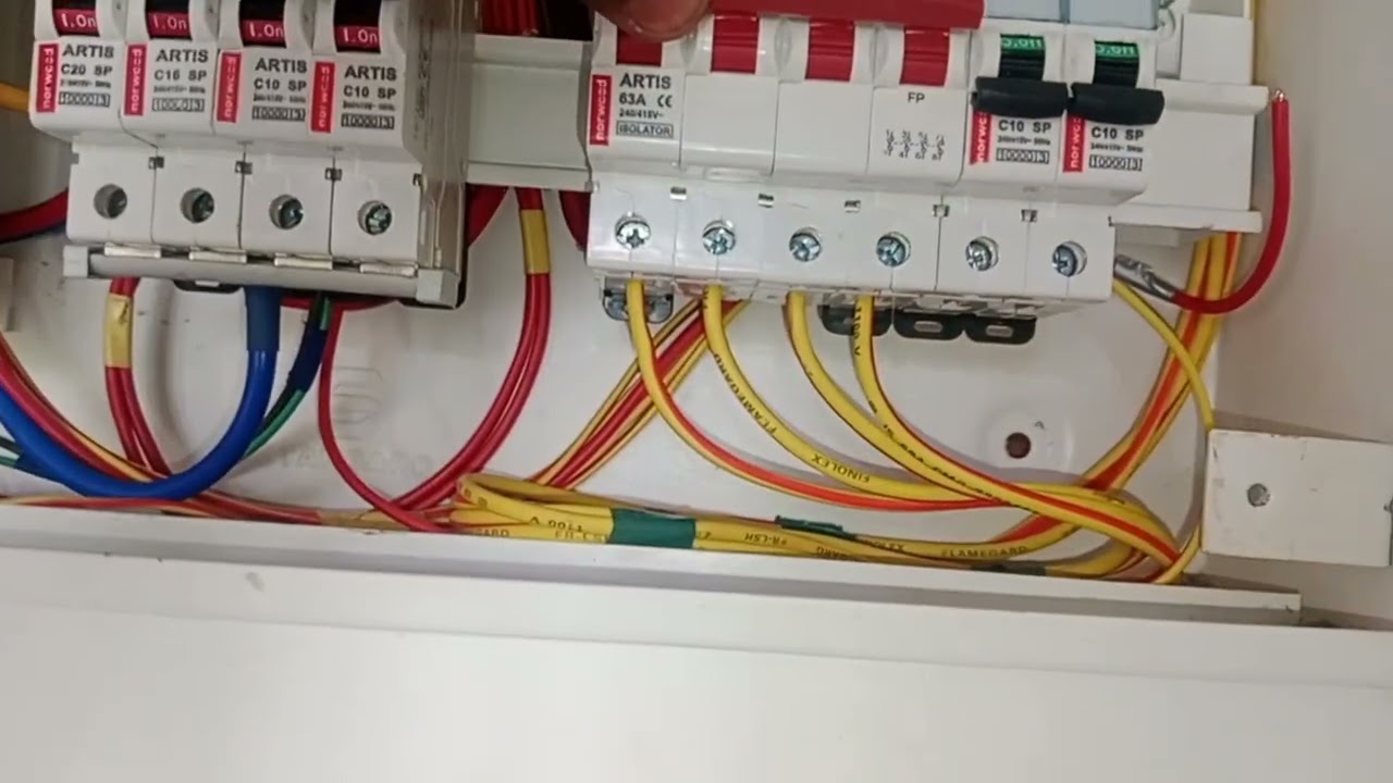 6 way MCB Box connection ।। AC Circuit Normal Load Power Load Circuit MCB connection Tamil