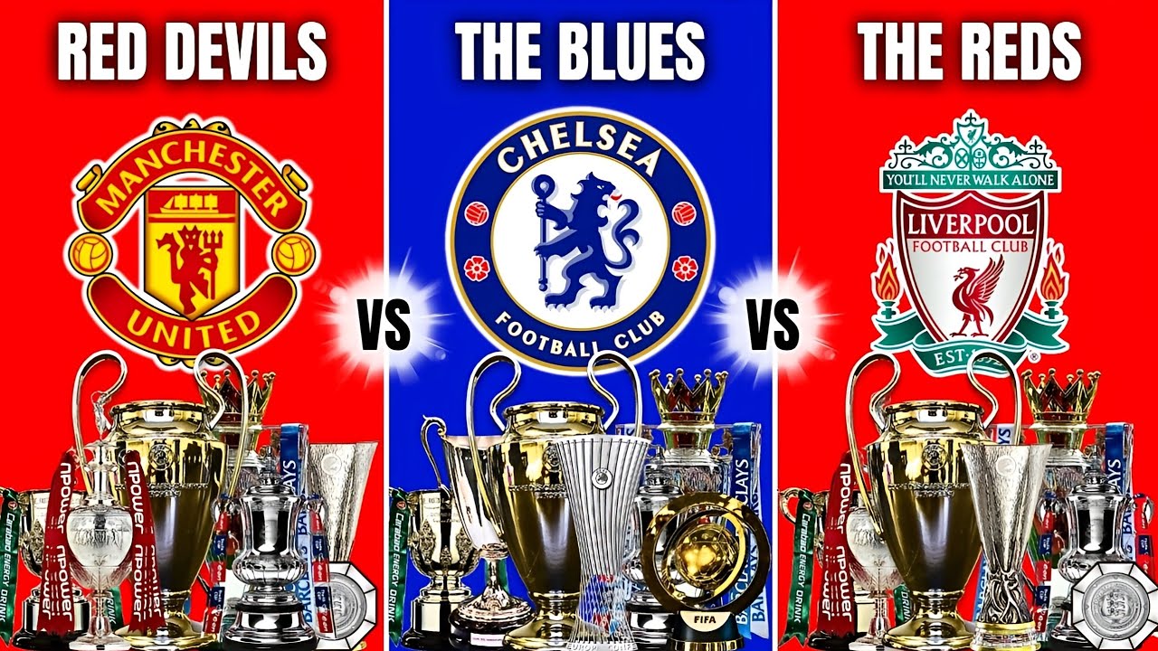 Liverpool 🆚️ Man Utd 🆚️ Chelsea 🔥TROPHY COMPARISON🔥 Who is England King? [DOCUMENTARY]