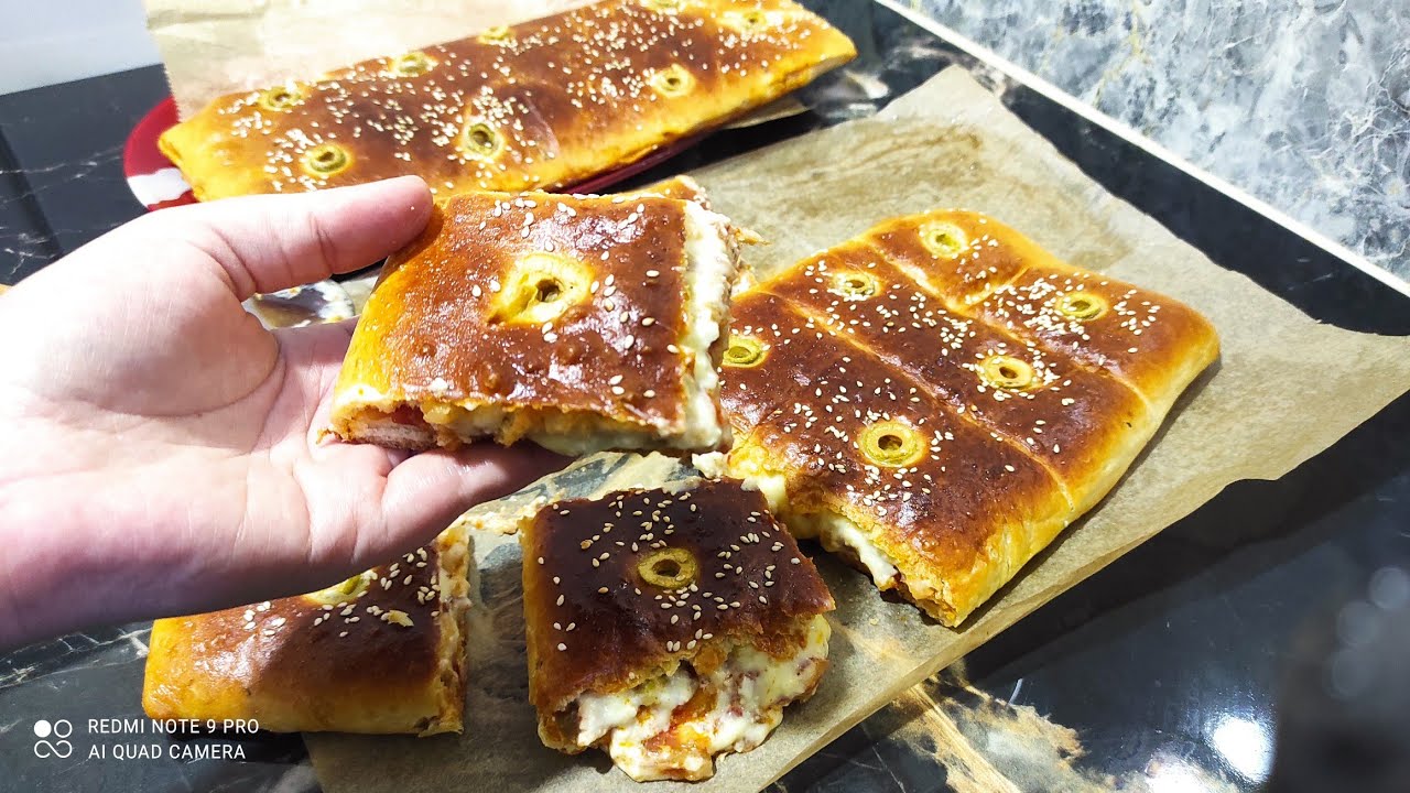 مملحة بحجم عائلي 🥰بحشو اقتصادي بدون لحوم معسل مفرمج يقطر بالبنه 👌هبلو عليها عائلتي😋