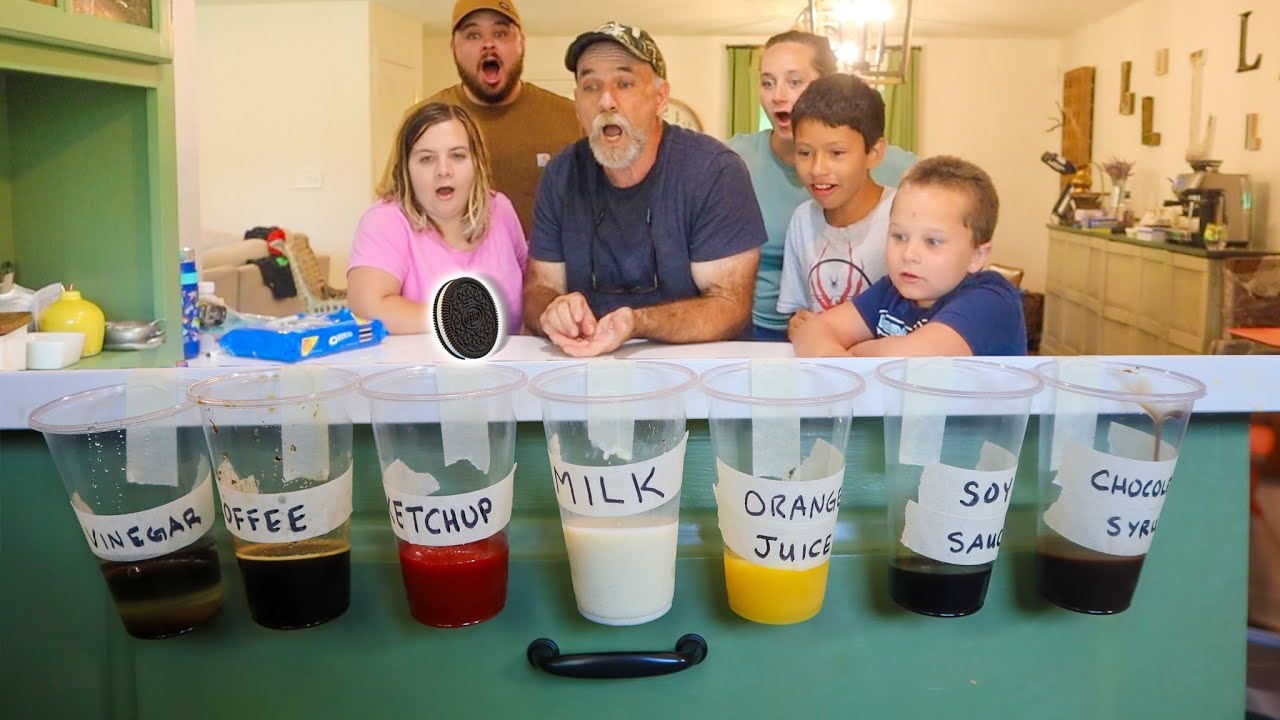 OREO ROLL FAMILY DUNK CHALLENGE!