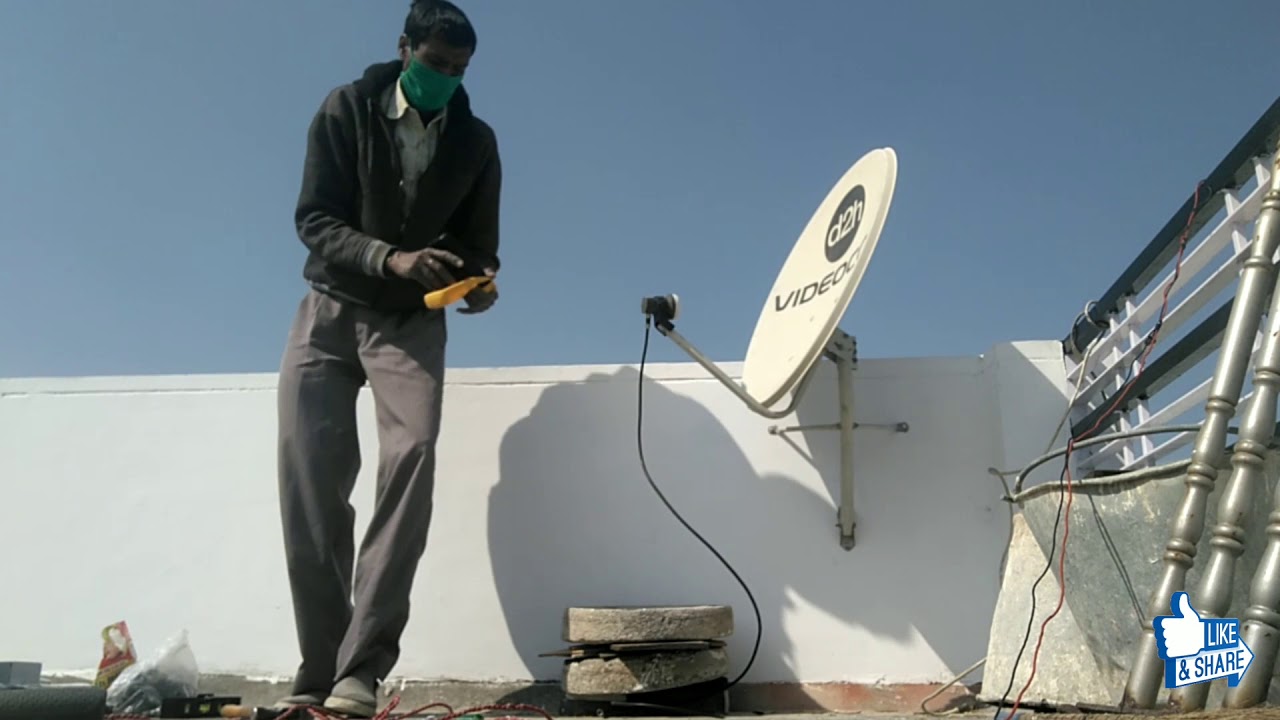 Videocon D2H Dish kese lagate hai | Videocon D2H Signal Setting